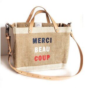 NWOT Clare V X Apolis Merci Beaucoup Lunch Bag